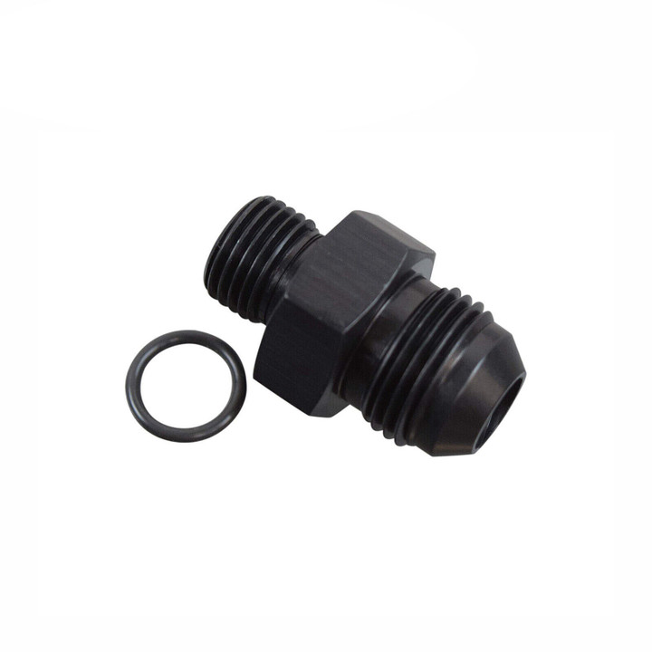 Orb-6 O-Ring Boss An6 6An To An8 8An Male Adapter Fitting Black 

