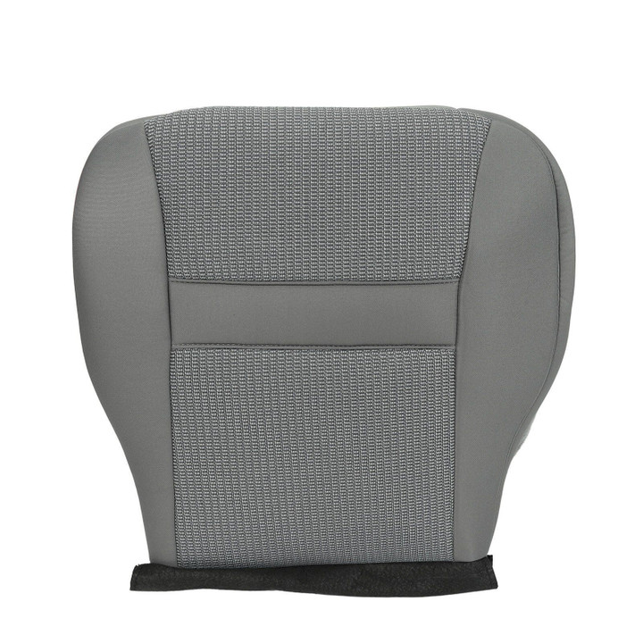 For 2007-2008 Dodge Ram 1500 Gray Front Driver Bottom Side Seat Cover Soft Cloth 
