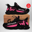 Personalized Name Breast Cancer Awareness Custome Sneaker