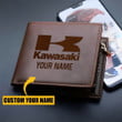 Personalized Racing Team Leather Wallet KWH58