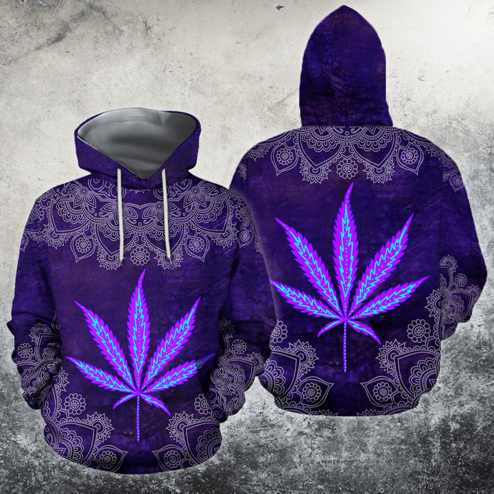 Hippie Purple 3D All Over Printed Hoodie Shirt HP01