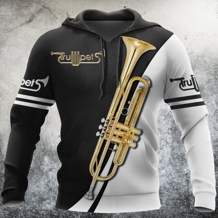 Trumpet music 3d hoodie shirt for men and women MUS36