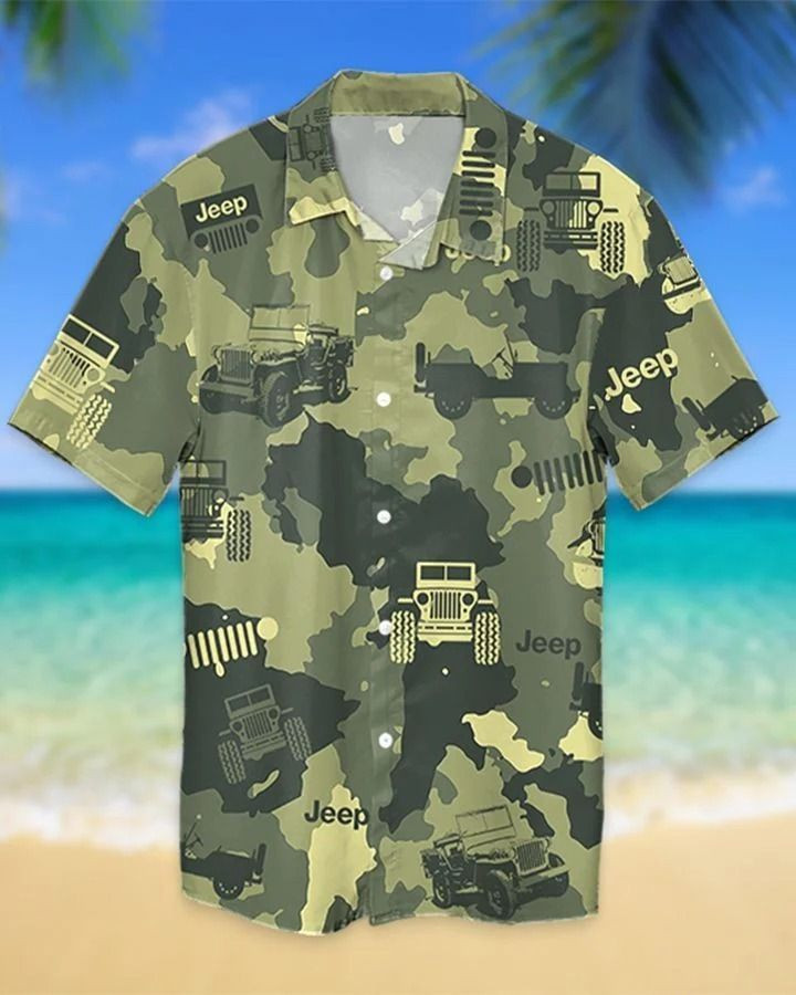 JP Willy Camo Hawaiian Shirt JPH5 - Azestcorner