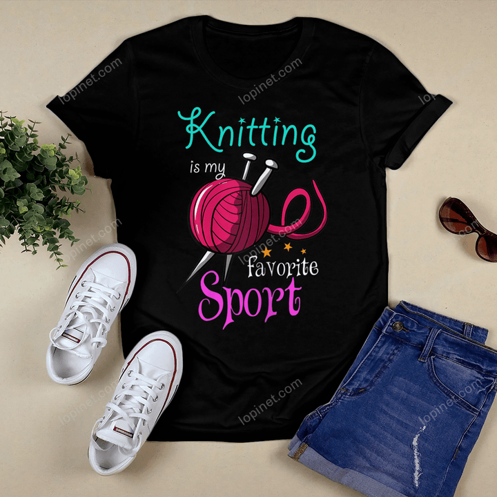 Womens Knitting Yarn Craft - Hand Knit Handcraft Knitters Knitting