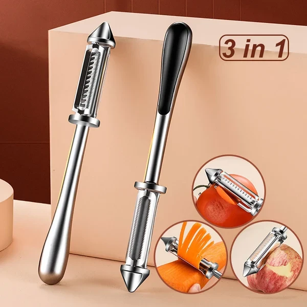 🍅🥕🥒🥔3 and 1 Vegetable and Fruit Peeler🔥(HOT SALE-49% OFF)