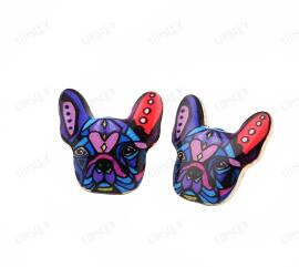 New Fashion Colorful Animal Stud Earrings SO10437685