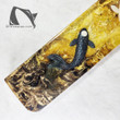 Koi fish resin wrist rest Handmade ,black yellow color, Keyboard Wrist Rest-Artisan Keycap- gifts for him- Unique Gift for him/her