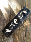 Koi fish resin wrist rest Handmade, black white ying yang,Keyboard Wrist Rest-Artisan Keycap- gifts for him- Unique Gift for him/her
