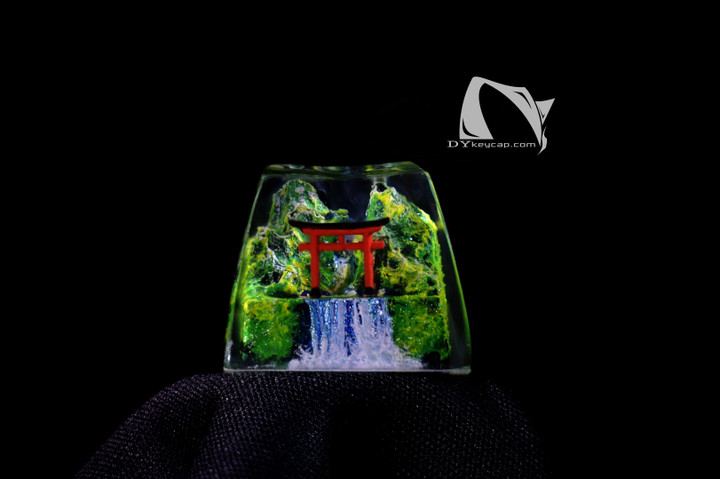 Torii Gate keycap -Resin handmade -Artisan Keycap, Handmade keycap-Christmas gifts, Father Gift, Unique Gift for him/her