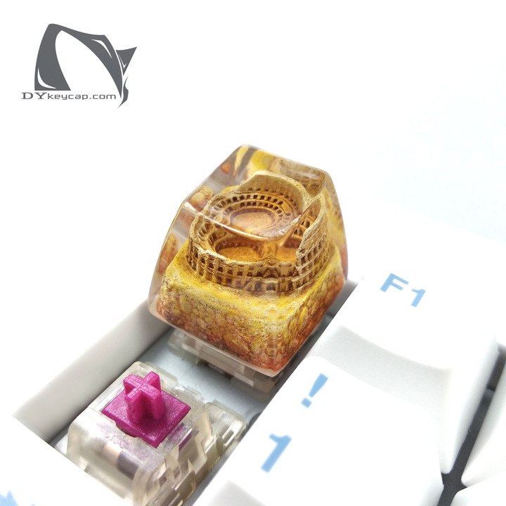 Colosseum keycap -Resin handmade -Artisan Keycap, Handmade keycap-Christmas gifts, Father Gift, Unique Gift for him/her SA R1
