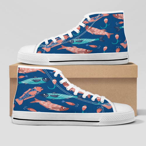 INTO THE SEA | HIGH TOP SHOES WHITE
