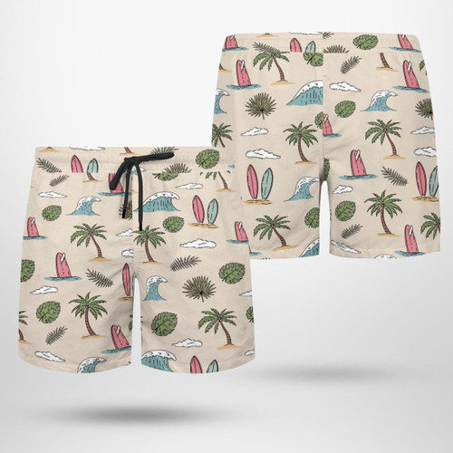 PRIMARY SWELL | AOP BEACH SHORTS