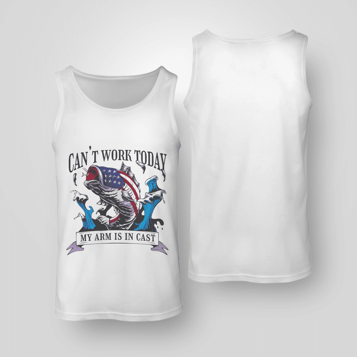 Can't work today my arm is in cast | Unisex Tank