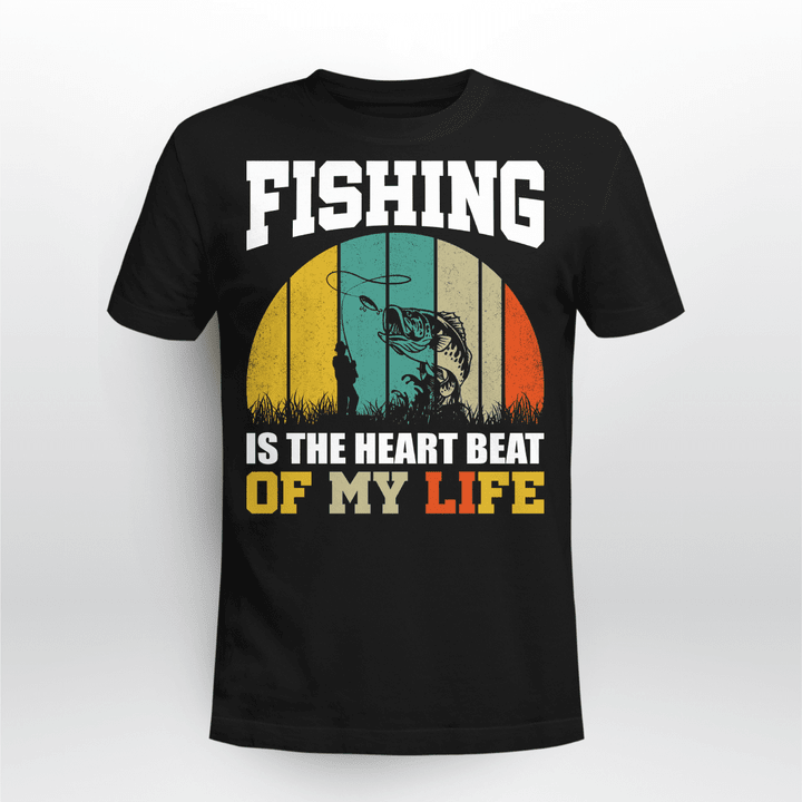 FISHING IS THE HEART BEAT OF MY LIFE | UNISEX T-SHIRT