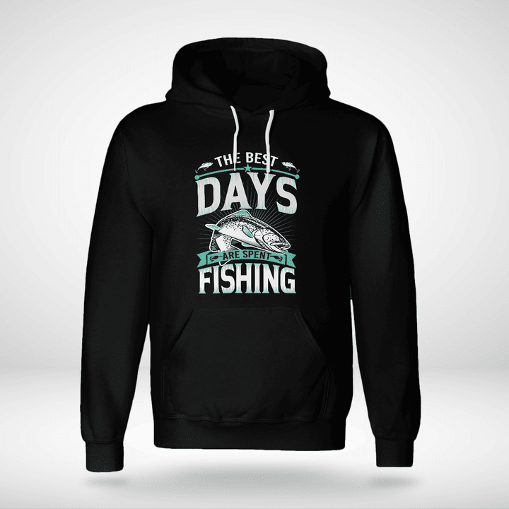 THE BEST DAYS ARE SPENT FISHING | UNISEX HOODIE