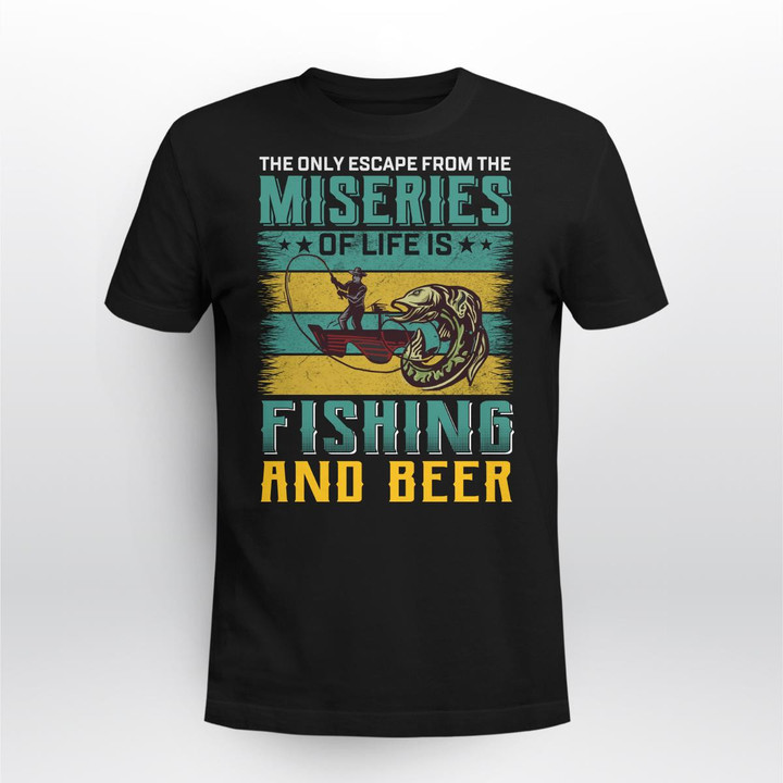FISHING AND BEER | UNISEX T-SHIRT