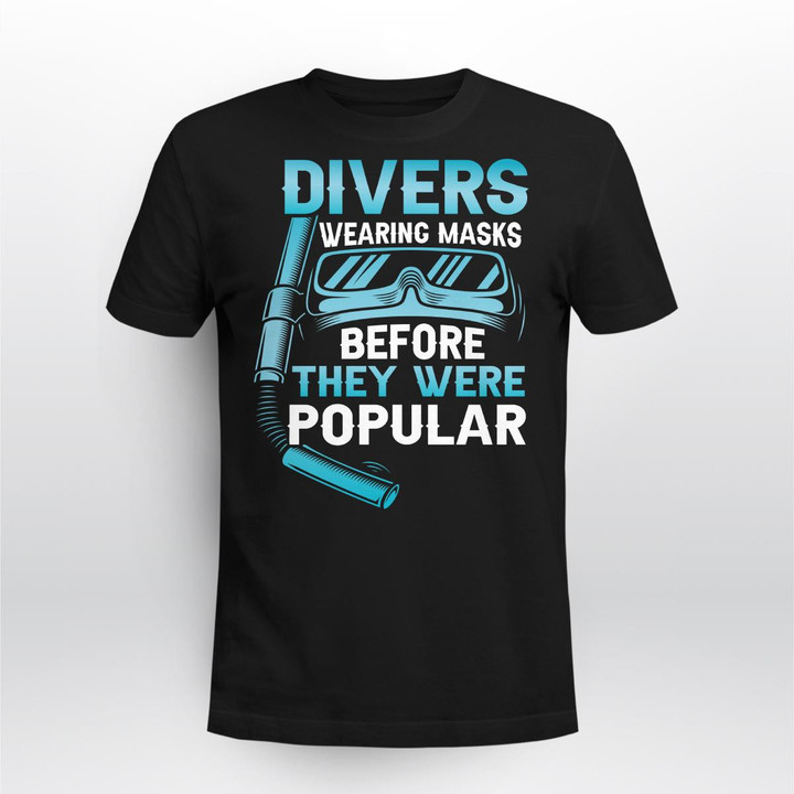 DIVERS WEARING MASKS BEFORE THEY WERE POPULAR | UNISEX T-SHIRT