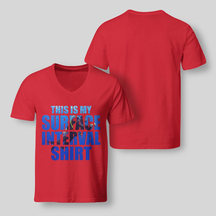 THIS IS MY SURFACE INTERVAL SHIRT | V-NECK T-SHIRT