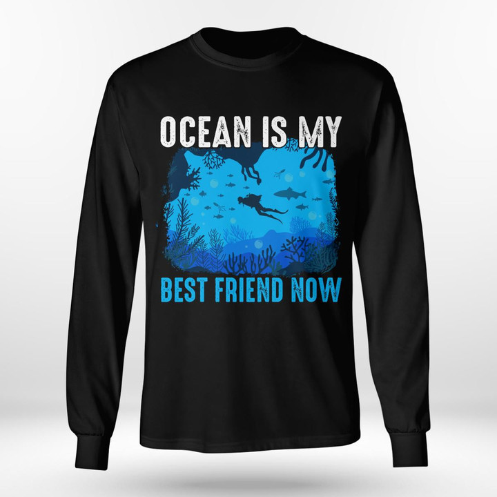 OCEAN IS MY BEST FRIEND NOW | LONG SLEEVE TEE
