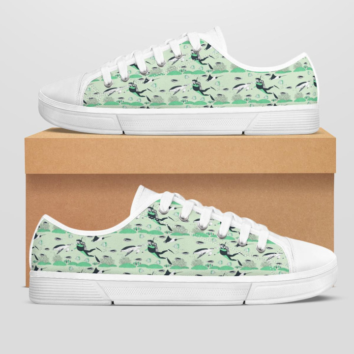 PEARL DIVER | LOW TOP SHOES