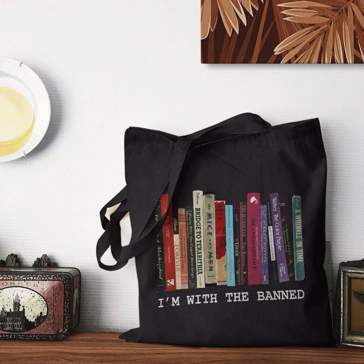 Reading - I'm with the banned - Tote Bag