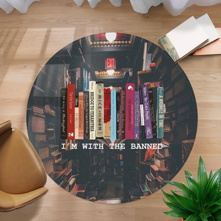 Reading - I''m with banned Round carpet