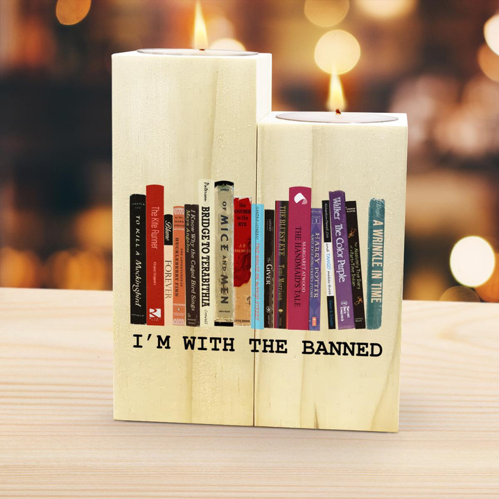Reading - I'm with the banned Candle Holder