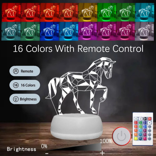 3D LED Night Light Creative Table Lamp