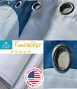 Miami Dolphins Try Window Curtains - Football Nfl Trial Blackout Curtains, Living Room Curtains For Window