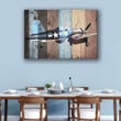 Rustic Ww2 Airplane Painting Canvas - Canvas Print, Canvas Art, Wall Decor For Living Room