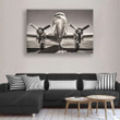 Vintage Airplane Painting Canvas - Canvas Print, Canvas Art, Wall Decor For Living Room