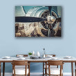 Wwii Airplane Propeller Painting Canvas - Canvas Print, Canvas Art, Wall Decor For Living Room