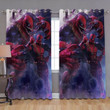Deadpool Window Curtains - Blackout Curtains, Living Room Curtains For Window