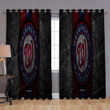 Washington Nationals Mlb Window Curtains - Baseball Usa Blackout Curtains, Living Room Curtains For Window