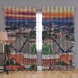 M M Roberts Stadium Window Curtains - Hattiesburg Mississippi Football Blackout Curtains, Living Room Curtains For Window
