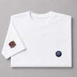 049 Georgetown Hoyas Embroidered Logo Puff Embroidered Logo T-Shirt - Unisex Short Sleeve Tee