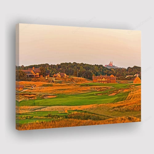 Erin Hills Golf Course Painting Canvas -  Impressionism Canvas Print, Canvas Art, Wall Decor For Living Room