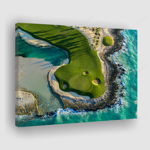 Punta Espada Golf Course, Dominican Republic Painting Canvas - Canvas Print, Canvas Art, Wall Decor