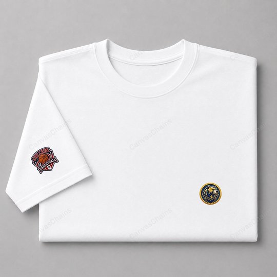 025 Cal Bears Embroidered Logo Puff Embroidered Logo T-Shirt - Unisex Short Sleeve Tee