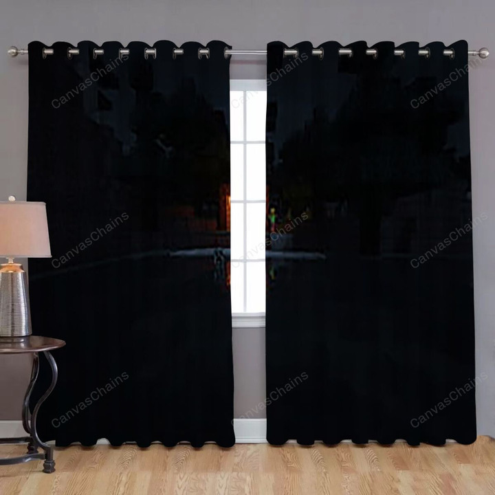 Almost There Window Curtains - Minecraft Mobs Blackout Curtains, Living Room Curtains For Window