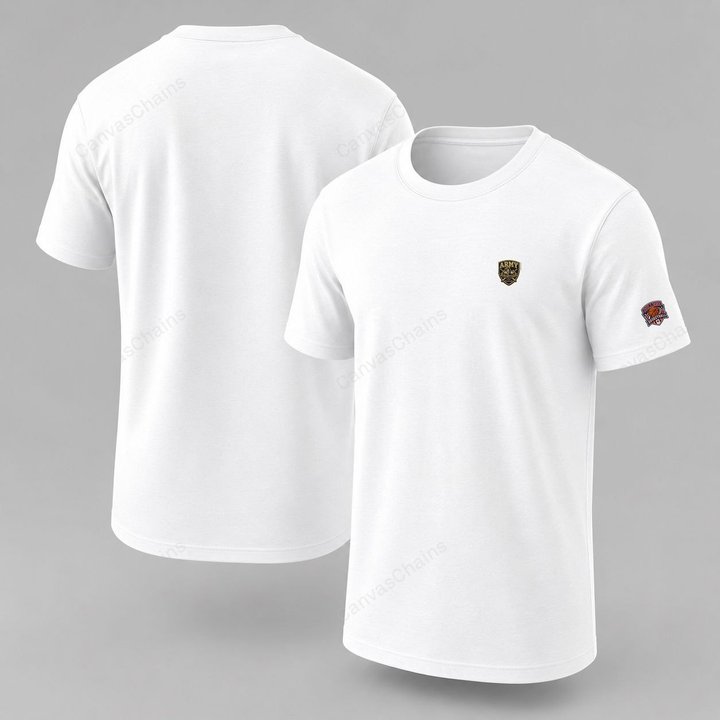 018 Army Black Knights Embroidered Logo Puff Embroidered Logo T-Shirt - Unisex Short Sleeve Tee