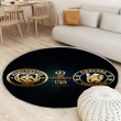 Manchester City gegen Chelsea Teppich Rund, Teppiche - Outdoor Teppich Rund, Teppich Wohnzimmer, Carpet, Rug