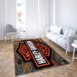 Harley Davidson Logo_004Teppich, Teppiche - Outdoor Teppich, Teppich Wohnzimmer, Küchenteppich, Kinderzimmer, Modern