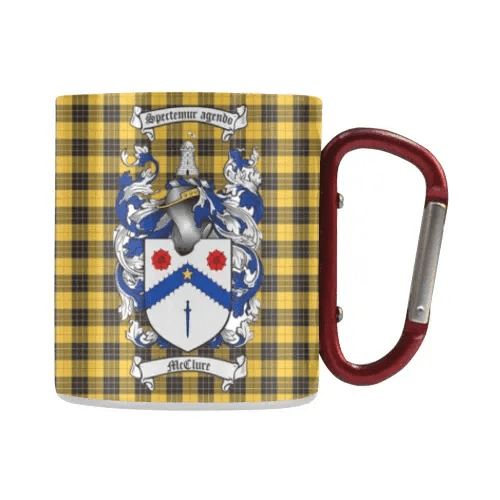 Scottish McClure Family Crest Personalized Coffee Mugs Scotland Gifts