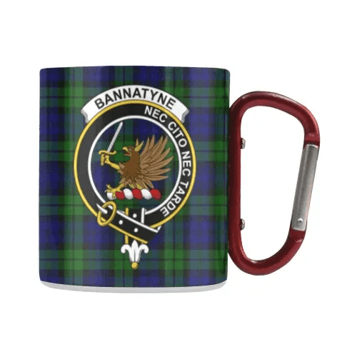 Scottish Bannatyne  Family Crest Personalized Coffee Mugs Scotland Gifts