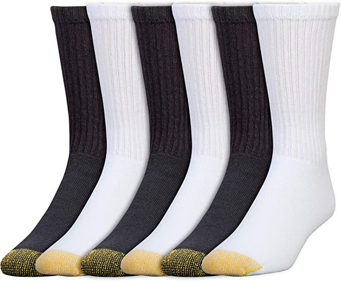 Men's 656s Cotton Crew Athletic Socks, Multipairs