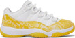 Air Jordan 11 Low “Yellow Python” AH7860-107