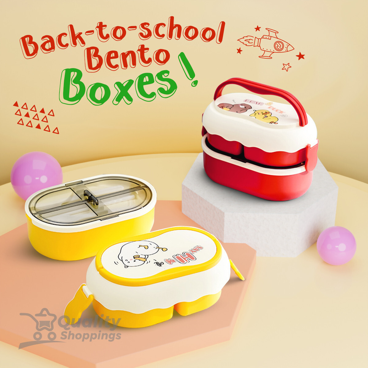 Portable Cute Lunch Box For Kids Back To School - Quality Shopping