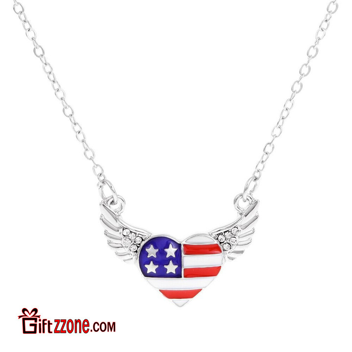 USA Independence Day Earrings For Women