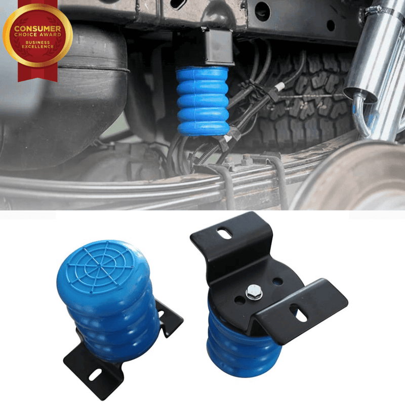 Rear airless bump stops for Toyota SUVs and Lexus, installed